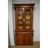 A Victorian mahogany bookcase