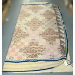An early Victorian patchwork quilt