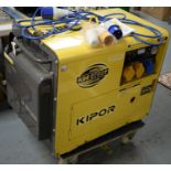 A Kipor Diesel KDE6700T Generator.