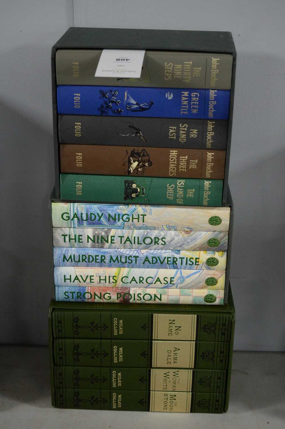A collection of Folio Society book sets.