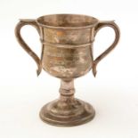 A George IV silver two-handled trophy cup.