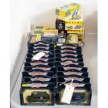 A collection of Vanguards diecast models.