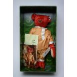 A Steiff limited edition Alfonzo red mohair teddy bear.