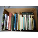 A selection of hardback books, primarily relating to gardening.