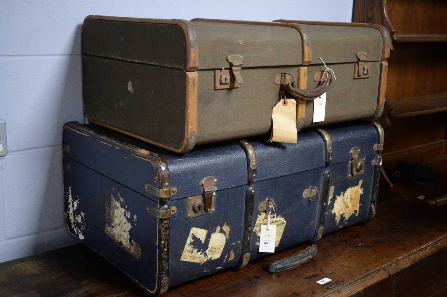 Two vintage trunks. - Image 2 of 2