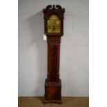 An attractive mahogany grandmother clock.