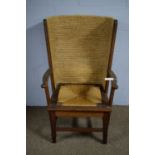 An 20th Century oak Orkney chair.