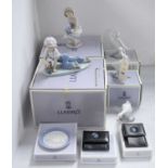 Lladro ceramic figures and other items