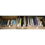 A selection of hardback coffee table and other books.