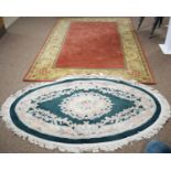 Two rugs, various.