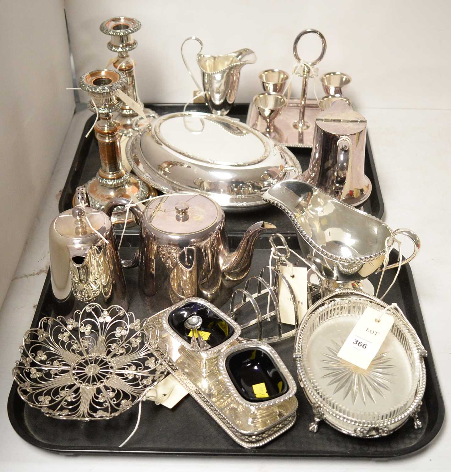 Silver plated wares