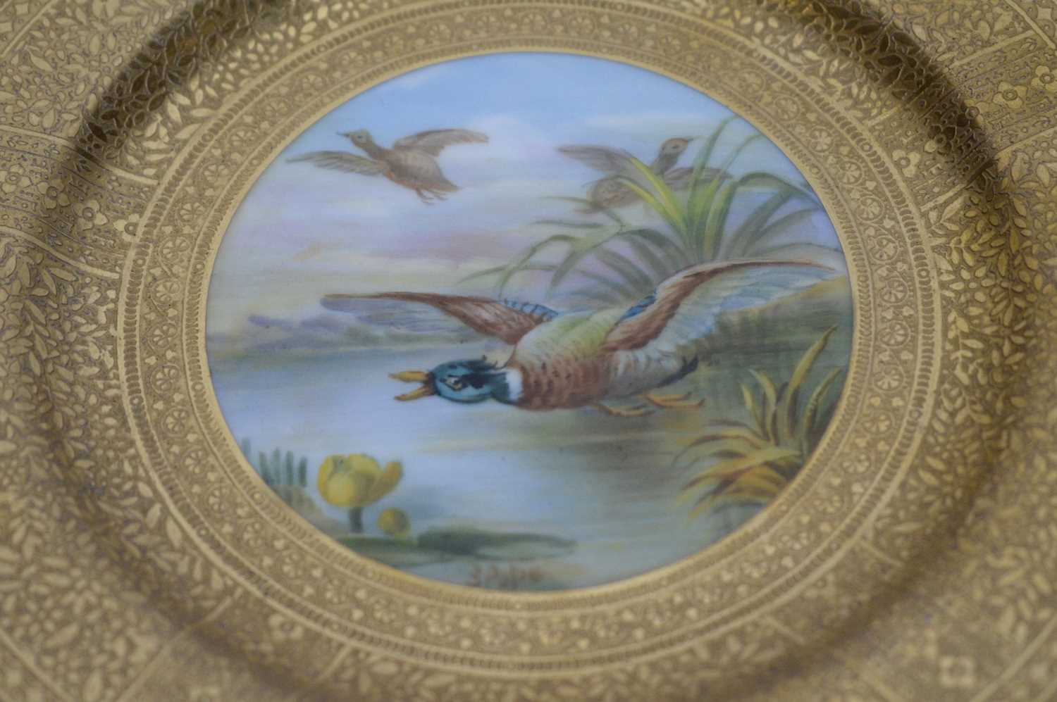 A pair of Cauldon cabinet plates, by S. Pope. - Image 2 of 4