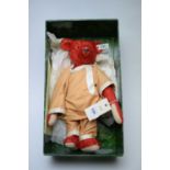 A Steiff limited edition Alfonzo red mohair teddy bear.