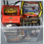 A collection of Bburago diecast model cars