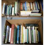 A selection of hardback books, primarily relating to gardening and cooking.