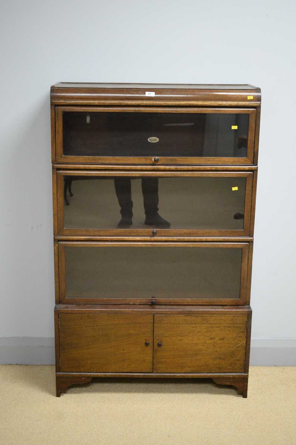 Wilton: an early 20th Century sectional bookcase.