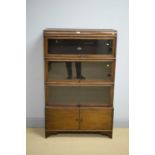 Wilton: an early 20th Century sectional bookcase.