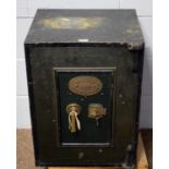 F. Wickfield & Co., Birmingham: a vintage cast metal safe.