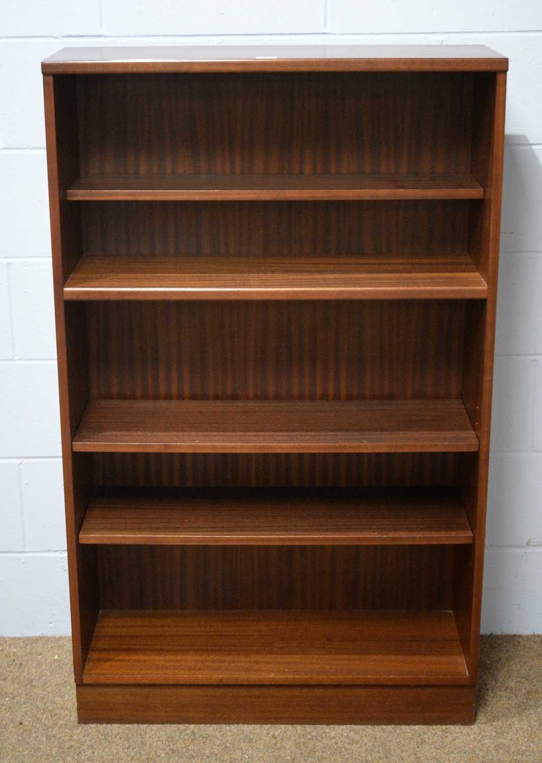 G-Plan: a mahogany bookcase.