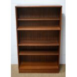 G-Plan: a mahogany bookcase.