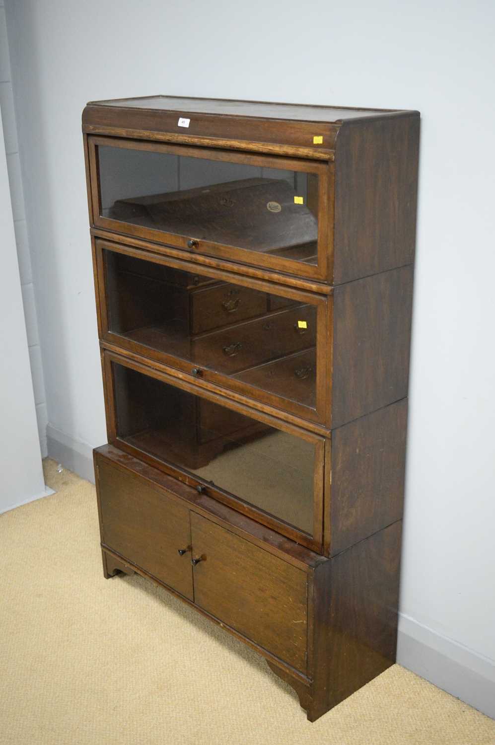 Wilton: an early 20th Century sectional bookcase. - Image 2 of 4