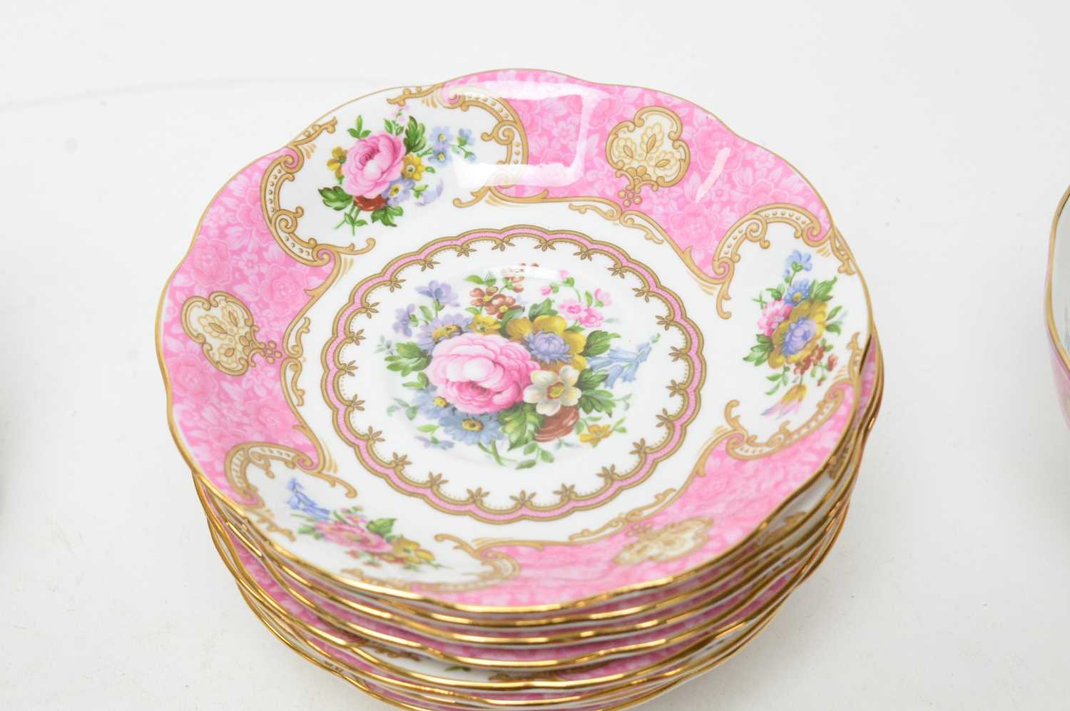 Royal Albert ‘Lady Carlyle’ floral decorated tea service - Image 4 of 4