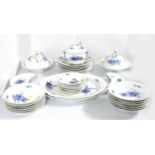 A Royal Copenhagen blue and white dinner service