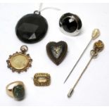 A small selection of jewellery.