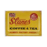 Stanes Coffee & Tea enamel advertising sign