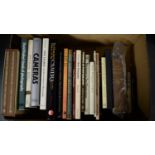 A selection of hardback books, primarily relating to cameras and photography