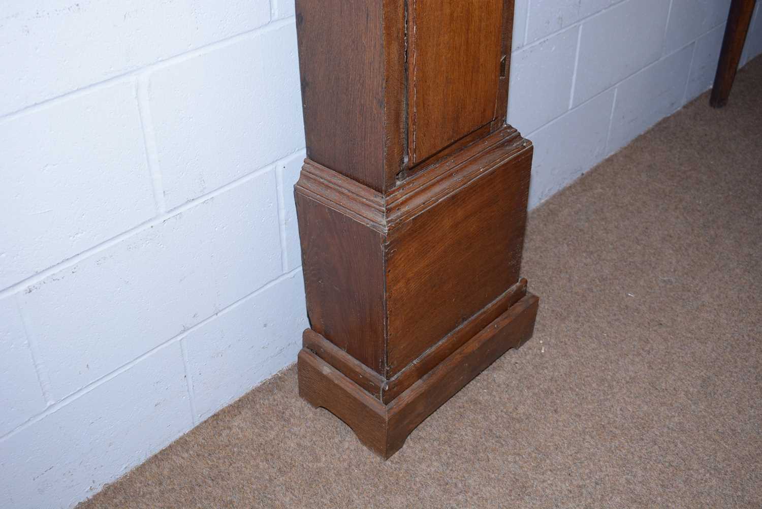 William Farrer, Pontefract: an 18th C oak longcase clock. - Image 6 of 8