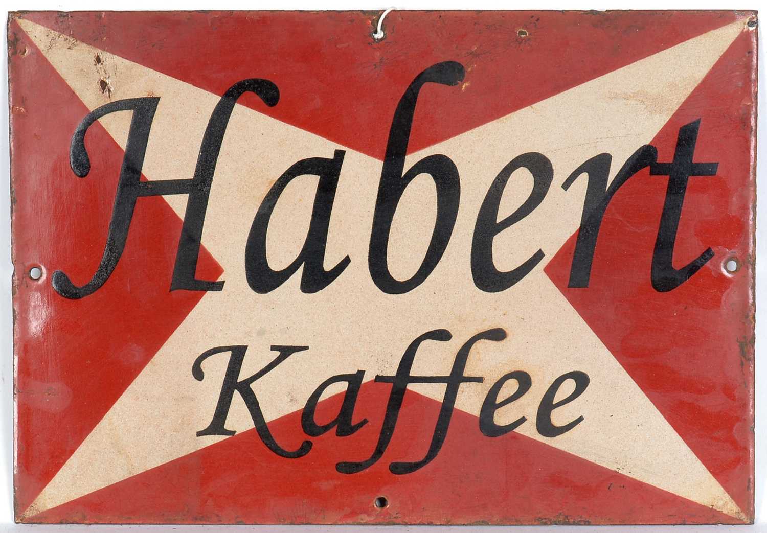 Habert Kaffee enamel advertising sign, - Image 2 of 3