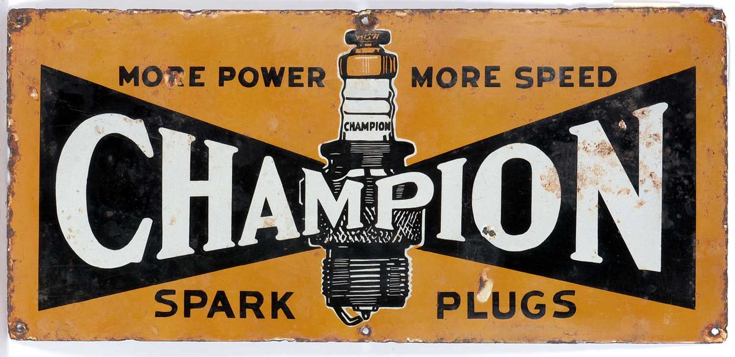 Campion Spark Plugs enamel advertising sign - Image 2 of 3