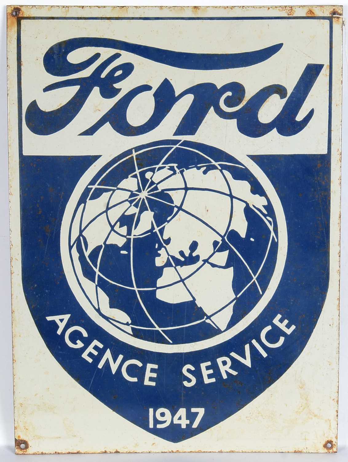 Ford enamel advertising sign, - Image 2 of 3