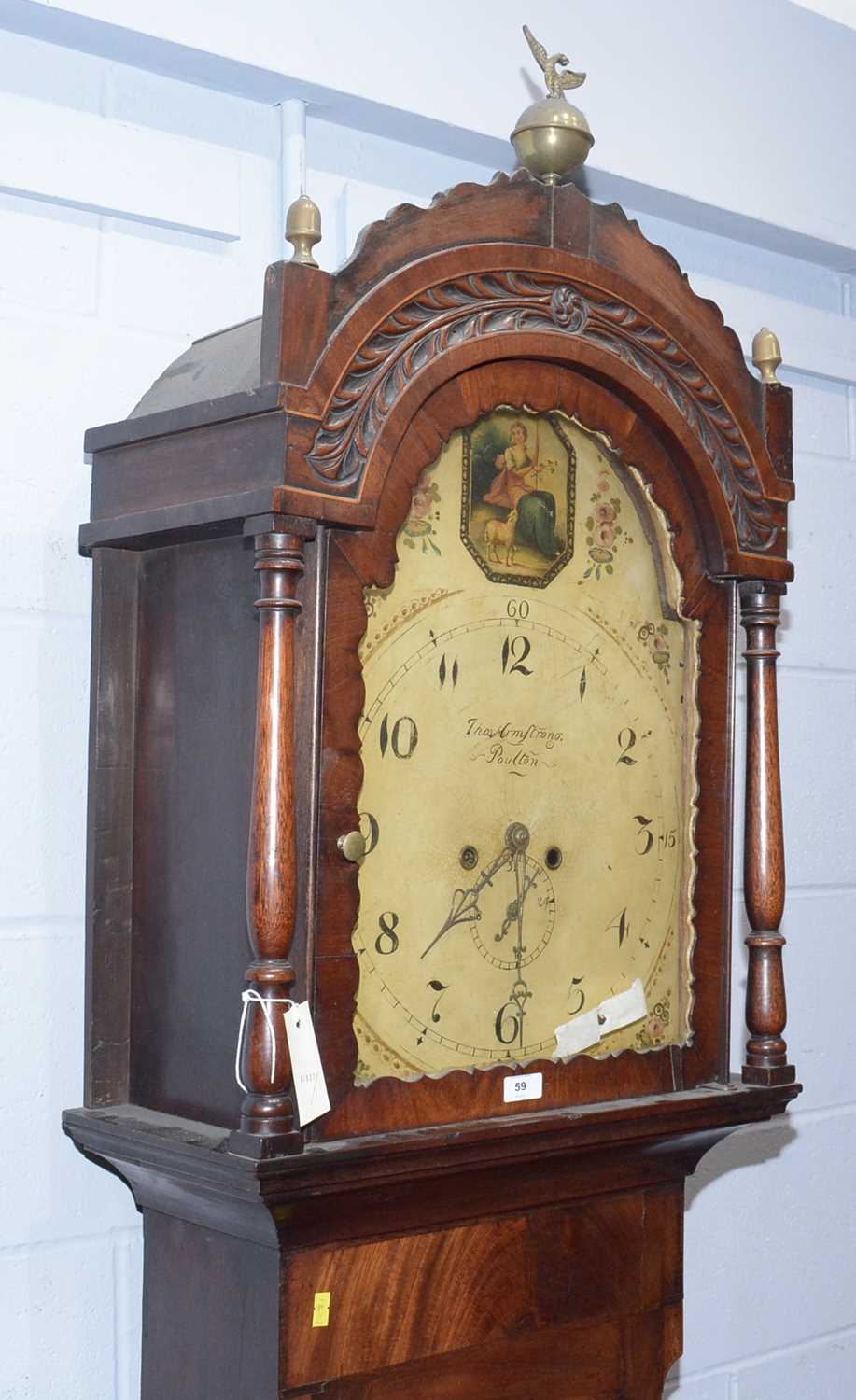 Thomas Armstrong, Poulton: a 19th C mahogany longcase clock. - Image 2 of 6