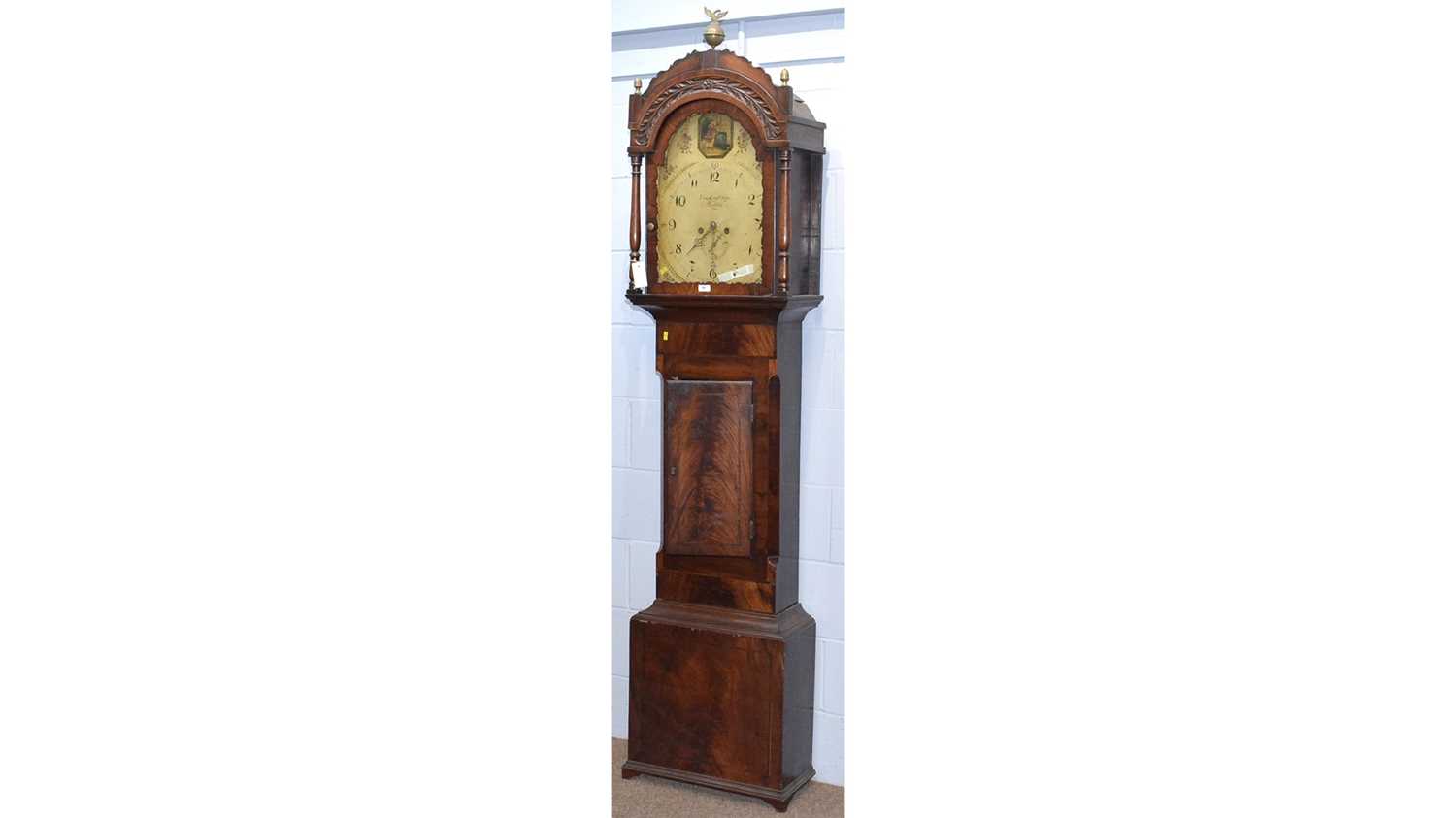 Thomas Armstrong, Poulton: a 19th C mahogany longcase clock.