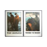 Two Reproduction propaganda posters, for the Labour Party,