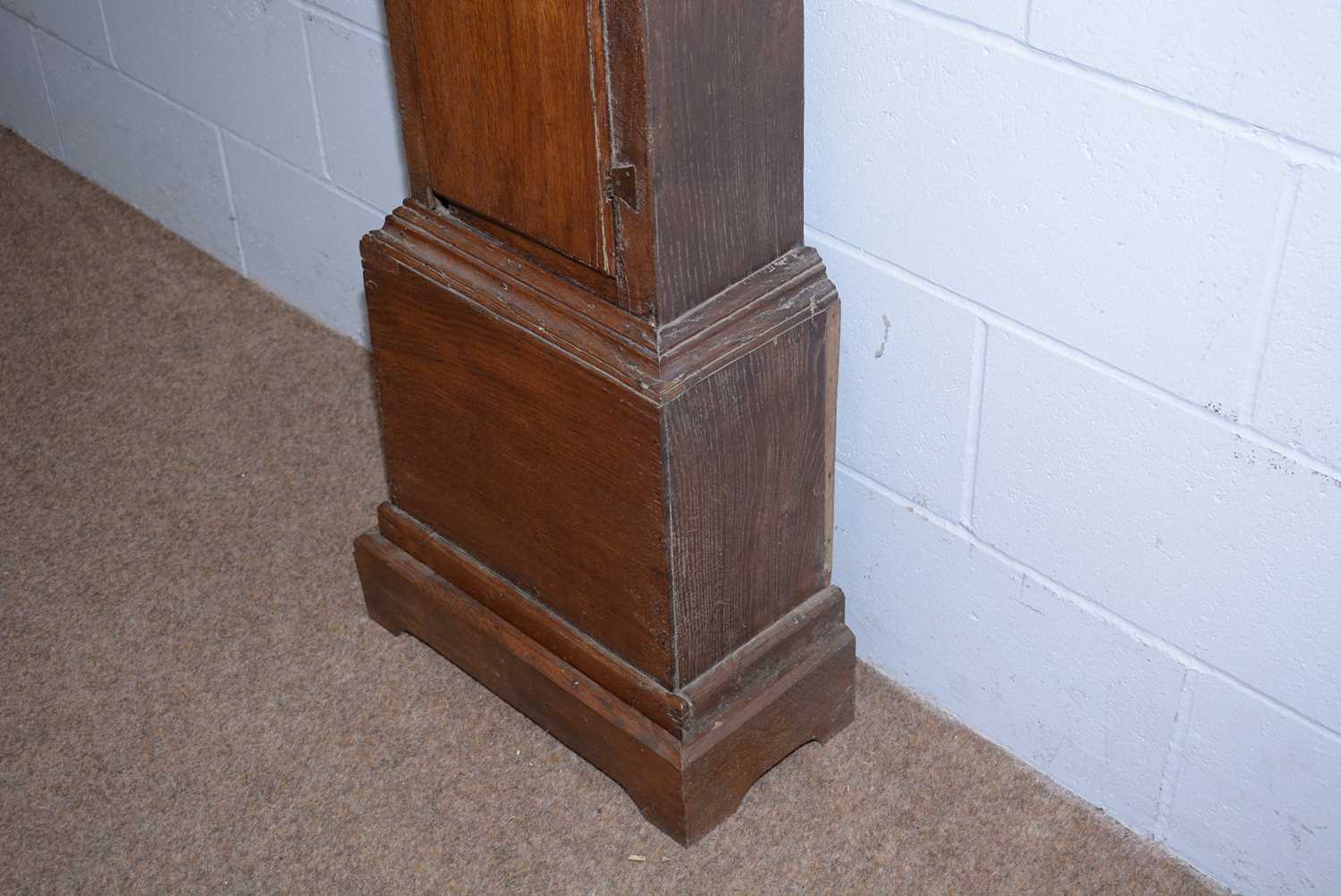 William Farrer, Pontefract: an 18th C oak longcase clock. - Image 8 of 8