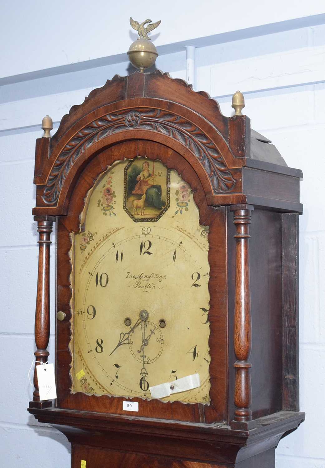 Thomas Armstrong, Poulton: a 19th C mahogany longcase clock. - Image 3 of 6