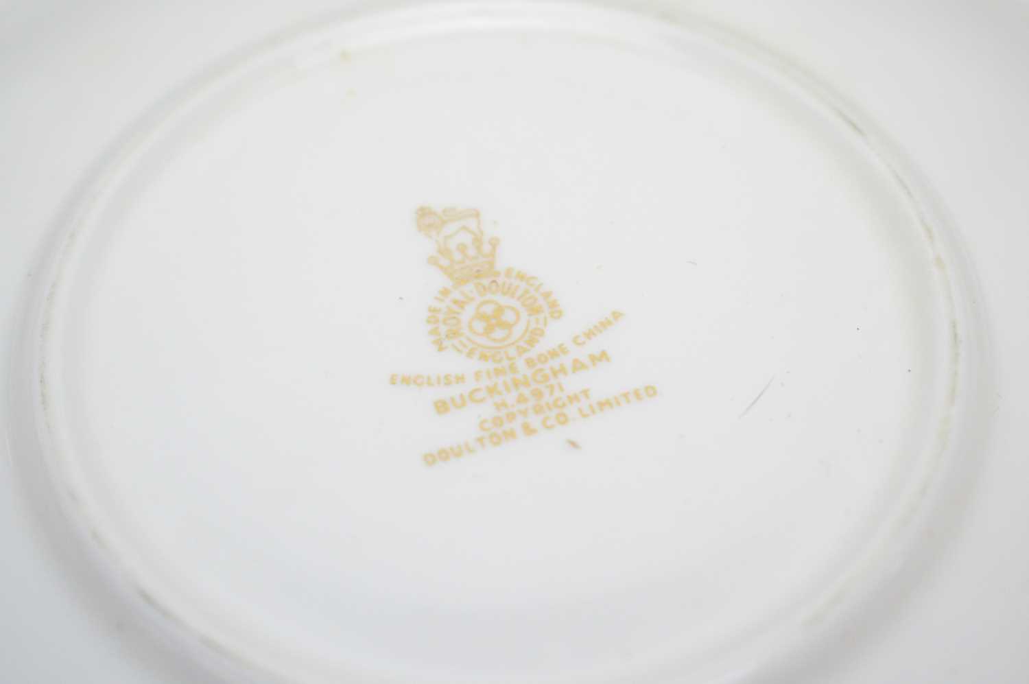 A Royal Doulton 'Buckingham' part coffee service; and other ceramics - Image 8 of 9