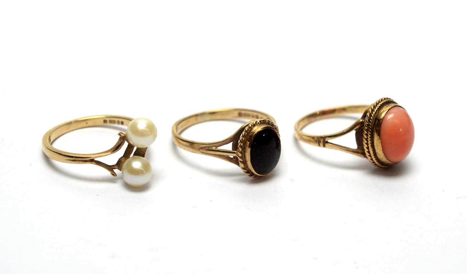 Eleven gemstone set dress rings, - Image 5 of 8
