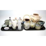 A selection of studio pottery and ceramics.