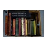 Selection of hardback and other books relating to scientific equipment and magic lanterns