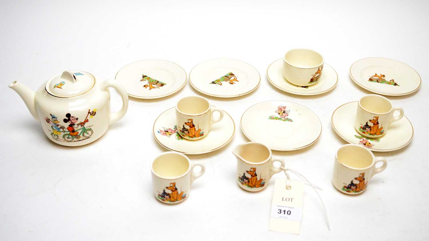 A collection of Beswick Walt Disney children’s tea ware