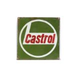 Castrol enamel advertising sign