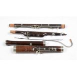 A vintage Hawkes Bassoon