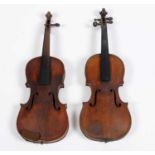 Two Violins for restoration