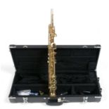 A Jupiter JPS-547 Soprano Saxophone