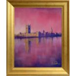 Neil Dawson - Houses of Parliament at Sunset | oil