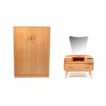 G Plan: a 'Brandon' range B817 (C) wardrobe and B837 dressing table